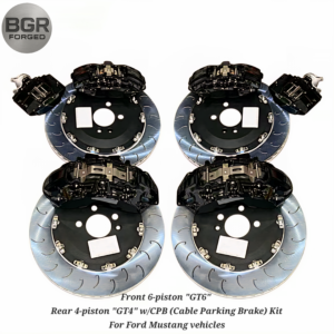 GT6 4 Piston Rear Cable Parking Brake Kit