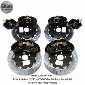 GT6 4 Piston Rear Cable Parking Brake Kit