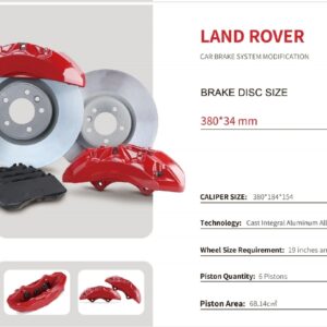 Land Rover 6 Piston Front Brake Kit