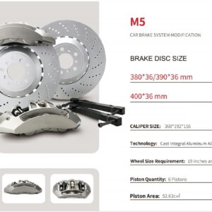 M5 6 Piston Front Brake Kit