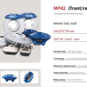 4 Piston Front - 2 Piston Rear KIt